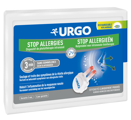 URGO Stop Allergieën – Hulpmiddel voor intranasale fototherapie